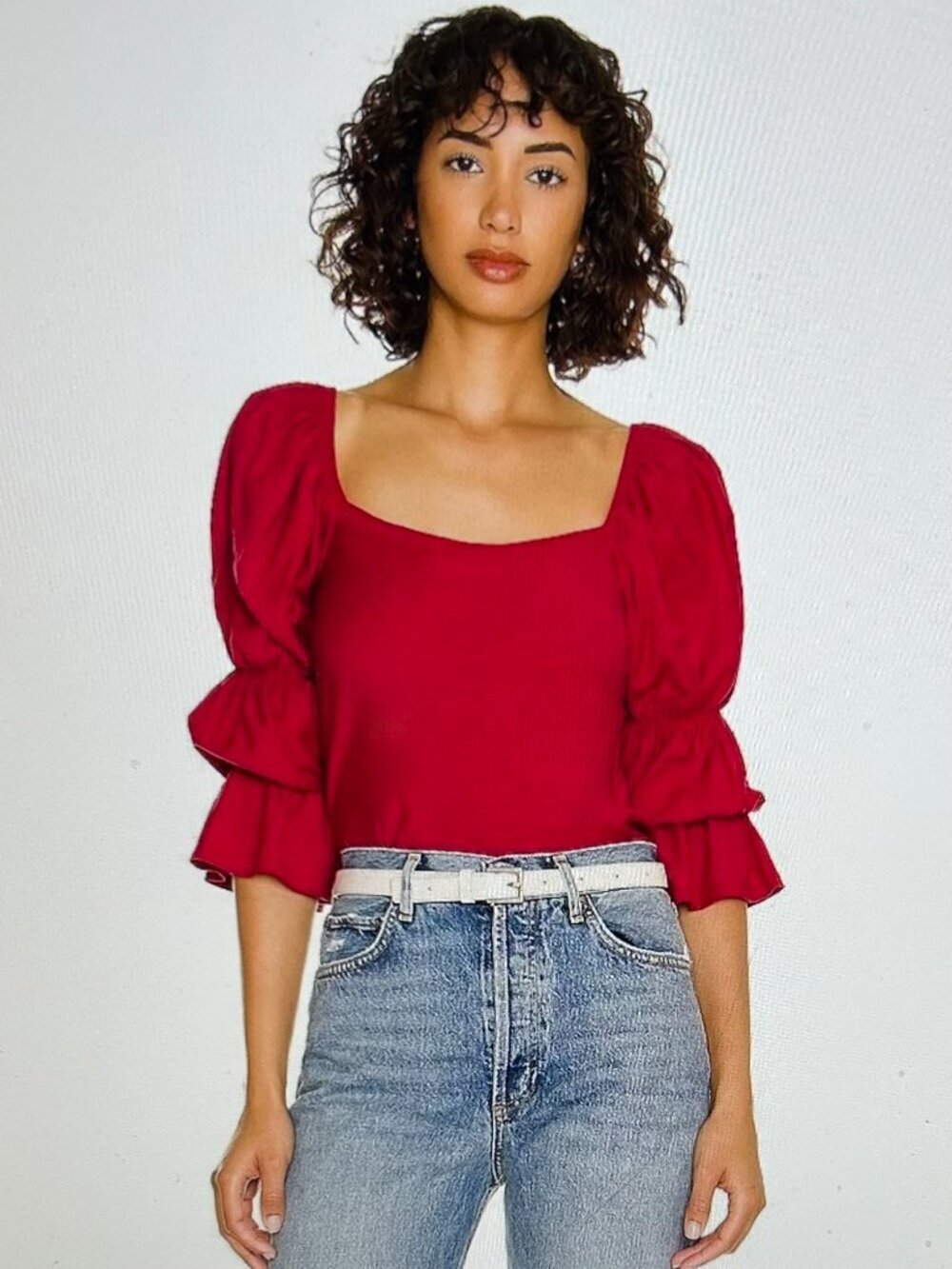 Nation LTD Hillary Romance Tee Heartbreaker Fuchsia Red Pink Boho Women’s XS